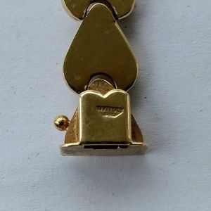 Solid Italian 14K 14gr Hear Shaped Lady's Bracelet